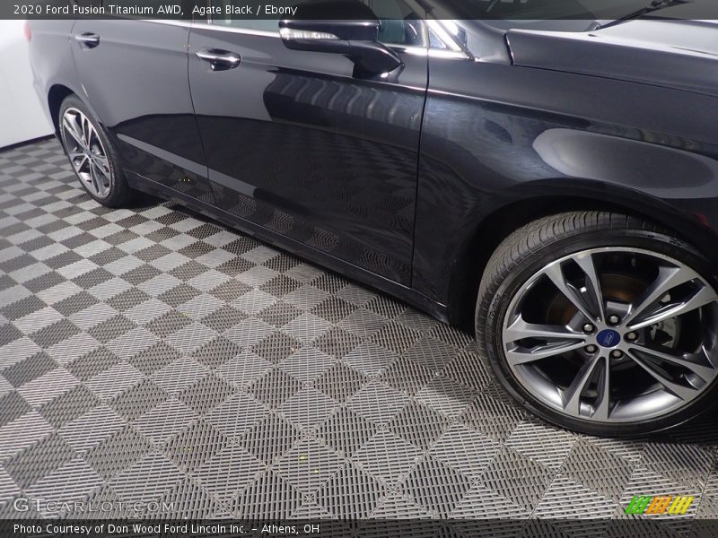 Agate Black / Ebony 2020 Ford Fusion Titanium AWD