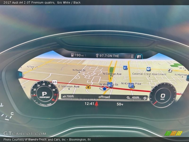 Ibis White / Black 2017 Audi A4 2.0T Premium quattro