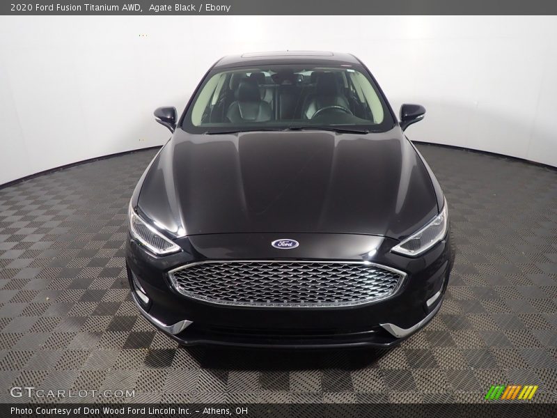 Agate Black / Ebony 2020 Ford Fusion Titanium AWD