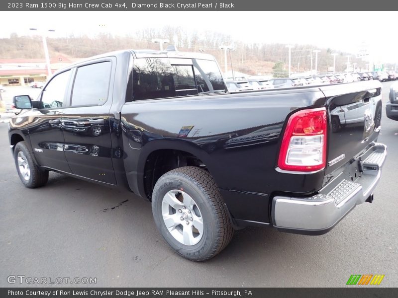 Diamond Black Crystal Pearl / Black 2023 Ram 1500 Big Horn Crew Cab 4x4