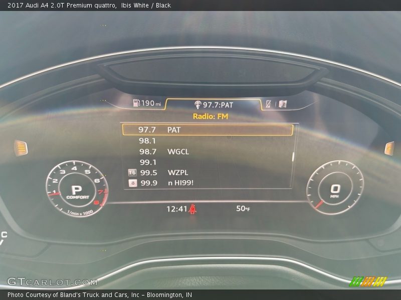 Ibis White / Black 2017 Audi A4 2.0T Premium quattro