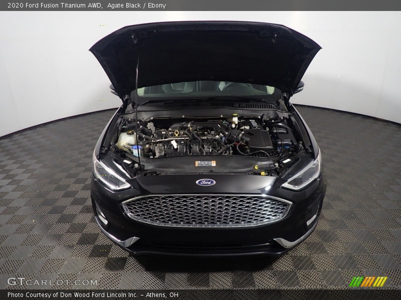 Agate Black / Ebony 2020 Ford Fusion Titanium AWD