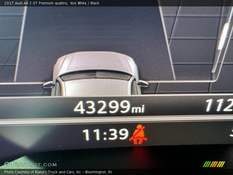 Ibis White / Black 2017 Audi A4 2.0T Premium quattro