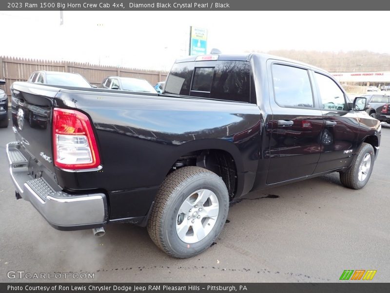Diamond Black Crystal Pearl / Black 2023 Ram 1500 Big Horn Crew Cab 4x4
