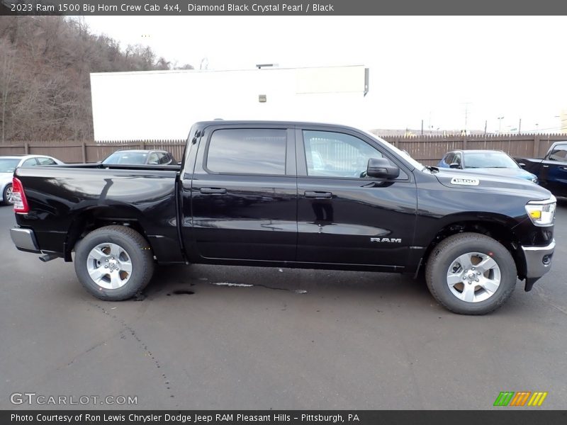  2023 1500 Big Horn Crew Cab 4x4 Diamond Black Crystal Pearl