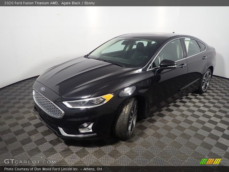 Agate Black / Ebony 2020 Ford Fusion Titanium AWD