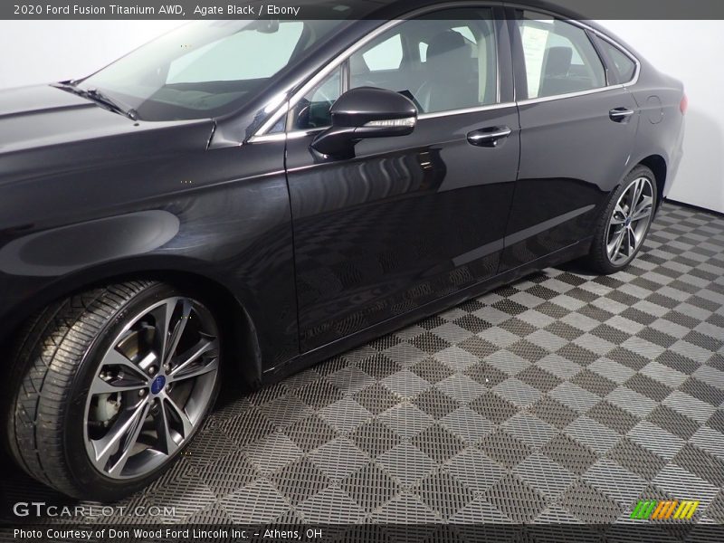 Agate Black / Ebony 2020 Ford Fusion Titanium AWD