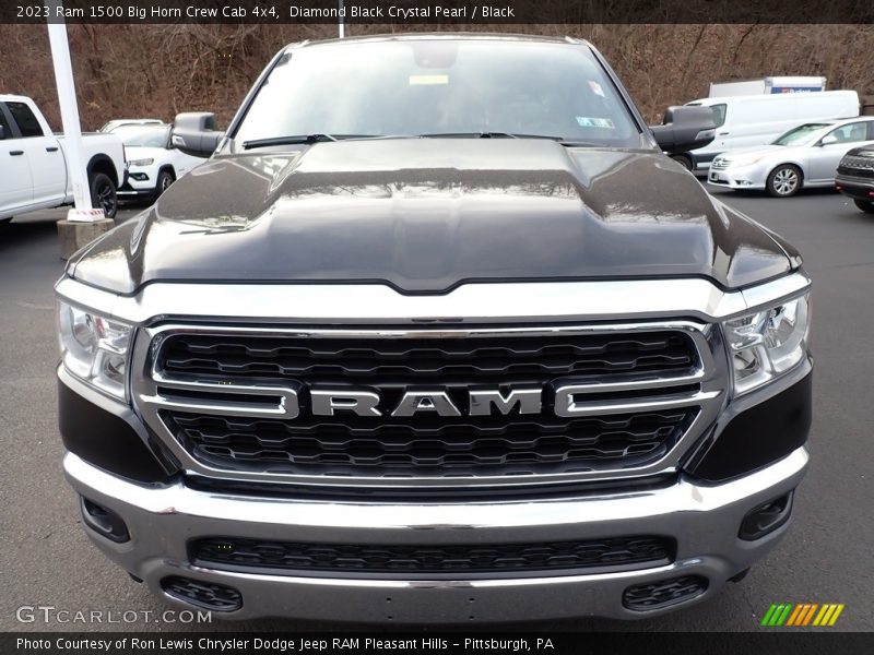 Diamond Black Crystal Pearl / Black 2023 Ram 1500 Big Horn Crew Cab 4x4