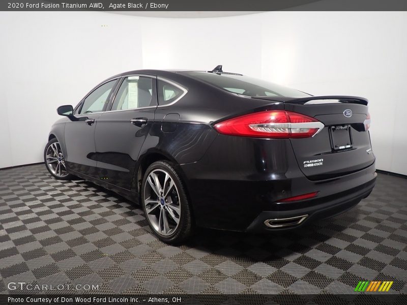 Agate Black / Ebony 2020 Ford Fusion Titanium AWD