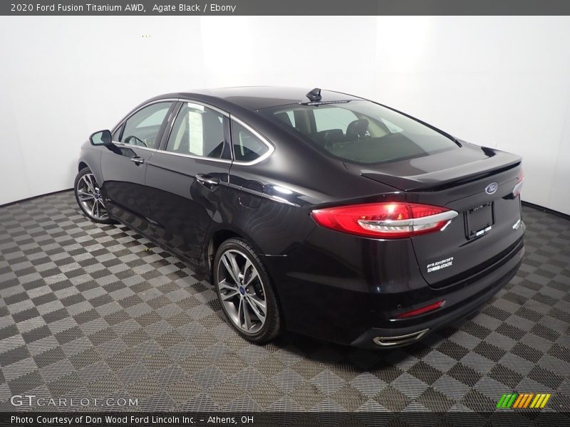 Agate Black / Ebony 2020 Ford Fusion Titanium AWD