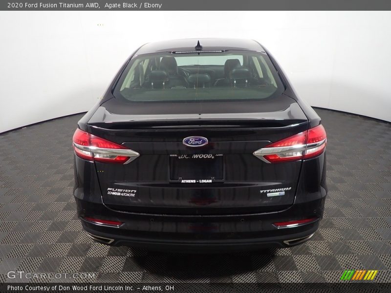 Agate Black / Ebony 2020 Ford Fusion Titanium AWD