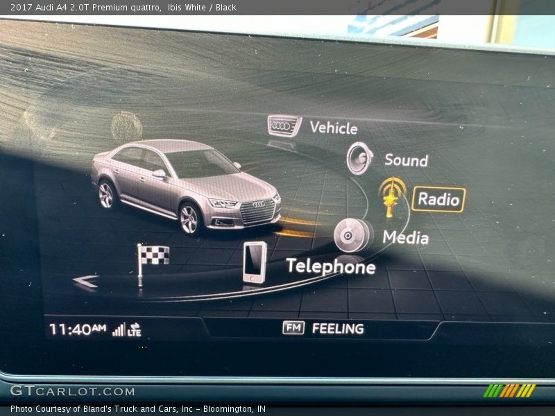 Ibis White / Black 2017 Audi A4 2.0T Premium quattro