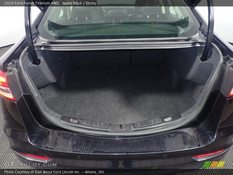 Agate Black / Ebony 2020 Ford Fusion Titanium AWD