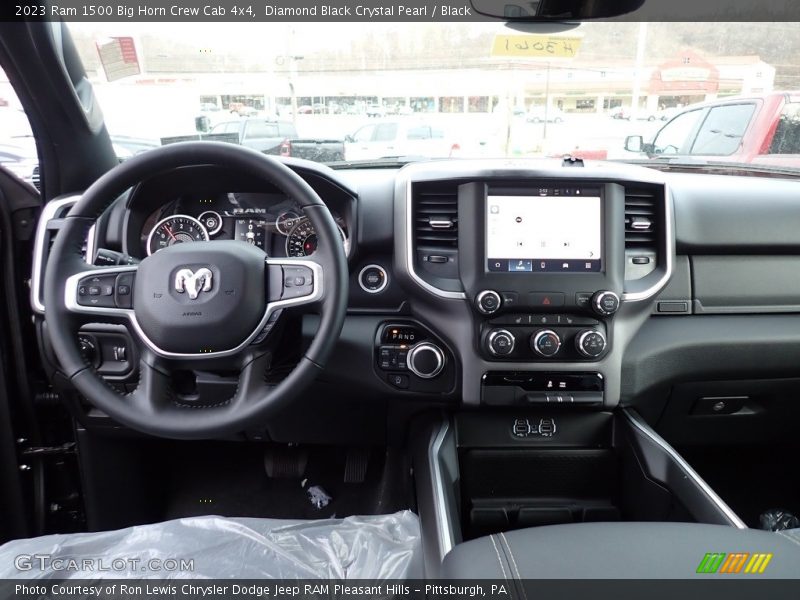 Diamond Black Crystal Pearl / Black 2023 Ram 1500 Big Horn Crew Cab 4x4
