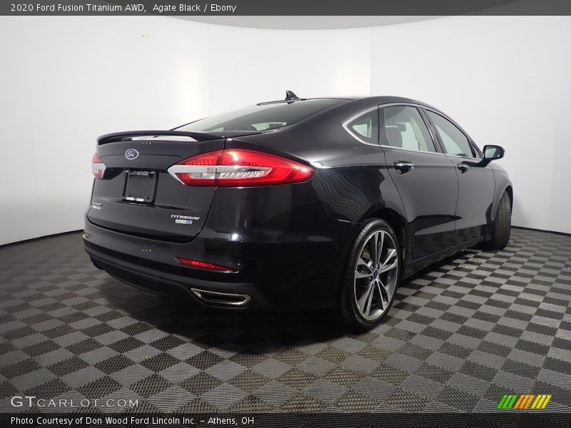 Agate Black / Ebony 2020 Ford Fusion Titanium AWD