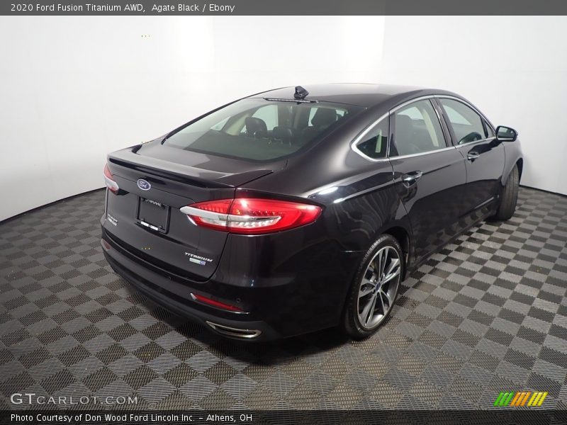 Agate Black / Ebony 2020 Ford Fusion Titanium AWD