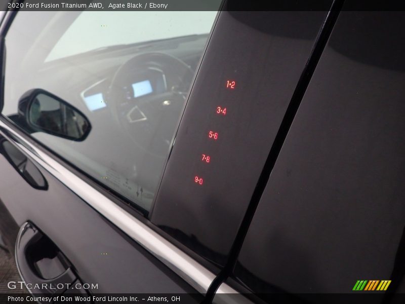 Agate Black / Ebony 2020 Ford Fusion Titanium AWD