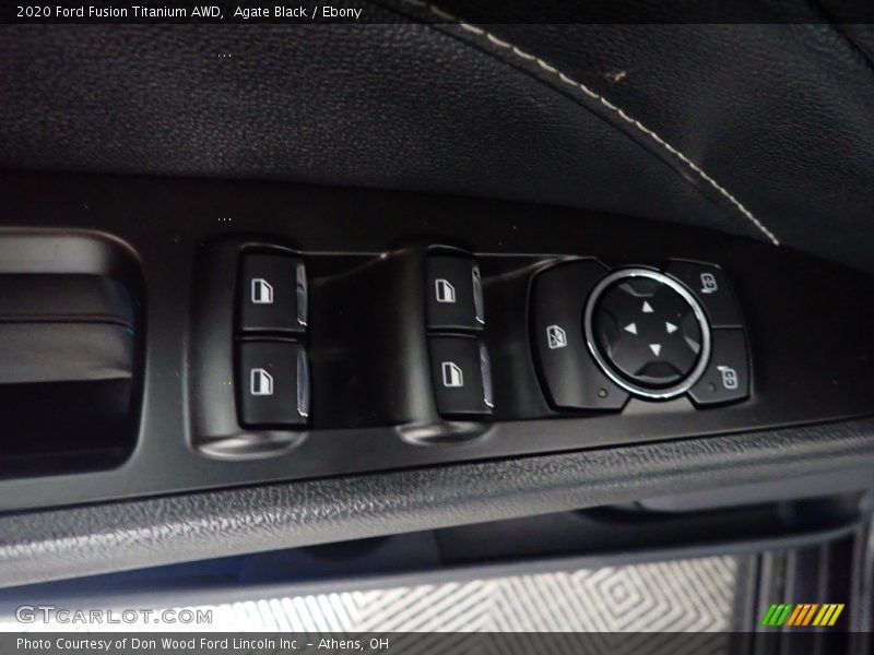 Agate Black / Ebony 2020 Ford Fusion Titanium AWD