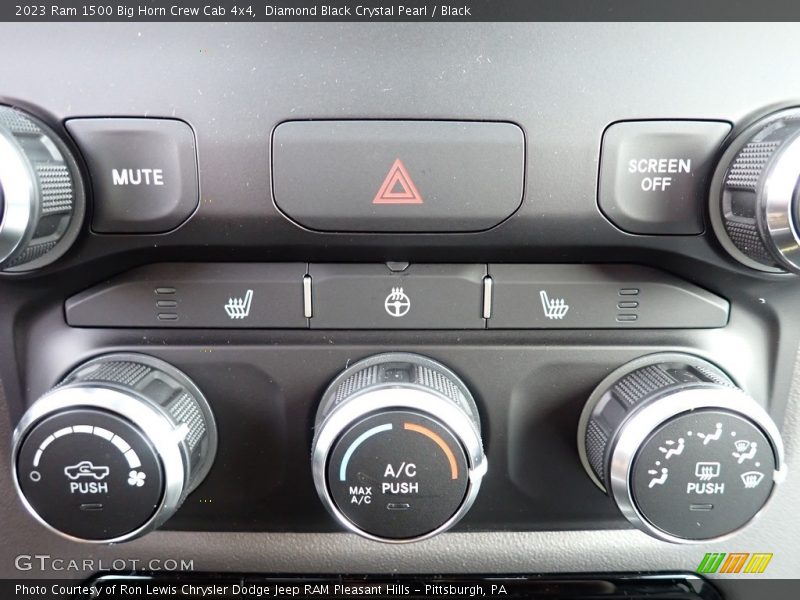 Controls of 2023 1500 Big Horn Crew Cab 4x4