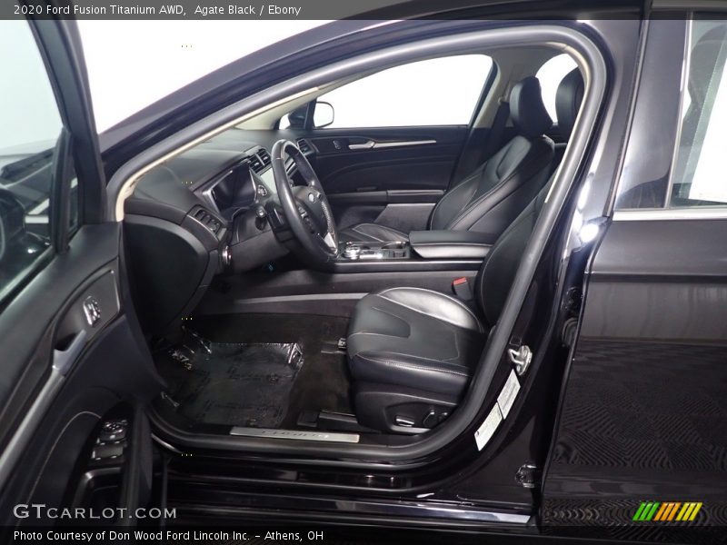 Agate Black / Ebony 2020 Ford Fusion Titanium AWD