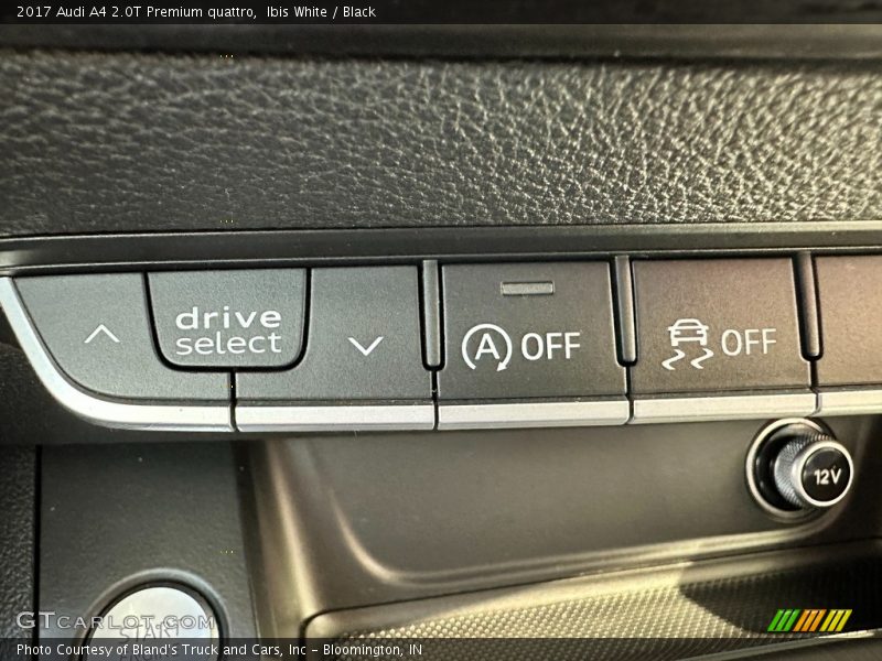Ibis White / Black 2017 Audi A4 2.0T Premium quattro