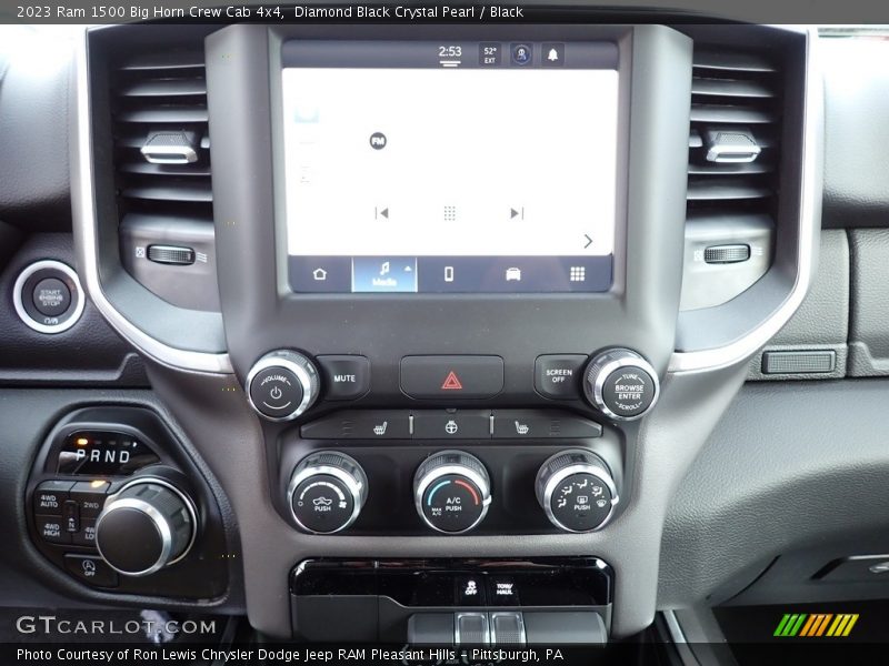 Controls of 2023 1500 Big Horn Crew Cab 4x4