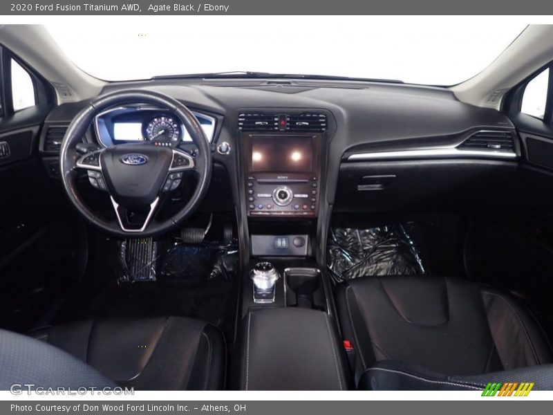 Agate Black / Ebony 2020 Ford Fusion Titanium AWD