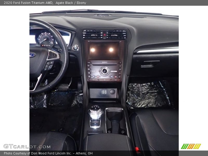 Agate Black / Ebony 2020 Ford Fusion Titanium AWD