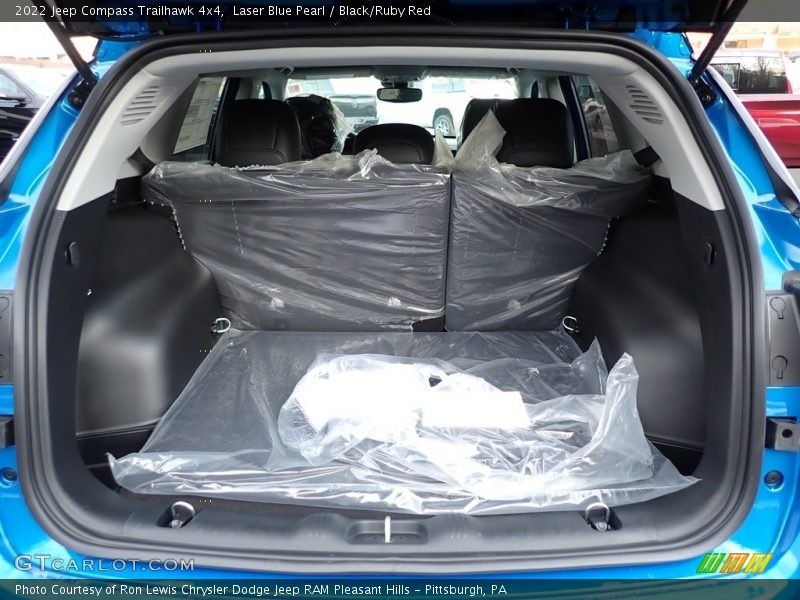 Laser Blue Pearl / Black/Ruby Red 2022 Jeep Compass Trailhawk 4x4