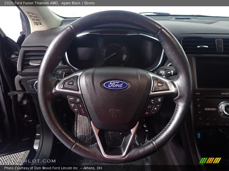  2020 Fusion Titanium AWD Steering Wheel