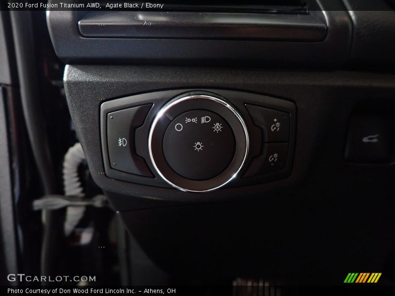 Agate Black / Ebony 2020 Ford Fusion Titanium AWD