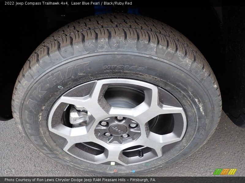 Laser Blue Pearl / Black/Ruby Red 2022 Jeep Compass Trailhawk 4x4
