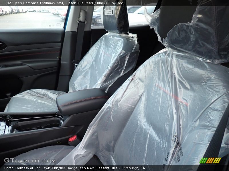 Laser Blue Pearl / Black/Ruby Red 2022 Jeep Compass Trailhawk 4x4