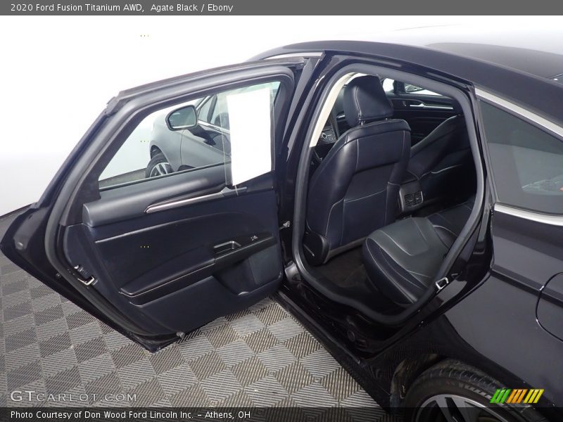 Agate Black / Ebony 2020 Ford Fusion Titanium AWD