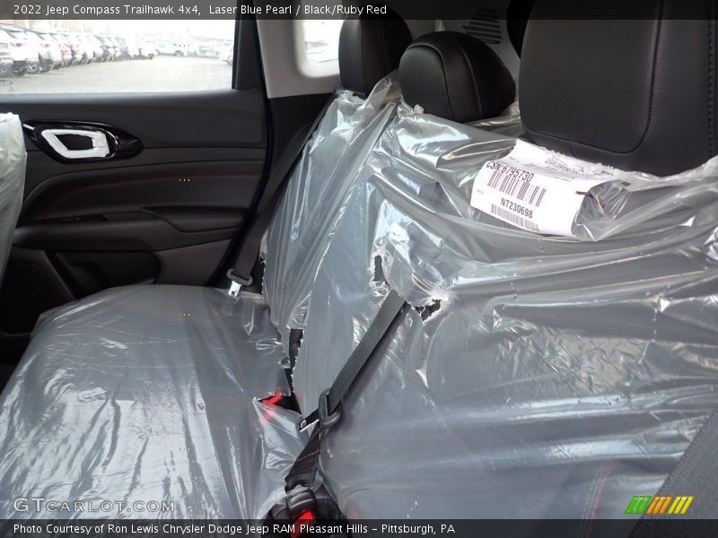 Laser Blue Pearl / Black/Ruby Red 2022 Jeep Compass Trailhawk 4x4