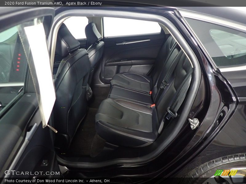 Agate Black / Ebony 2020 Ford Fusion Titanium AWD