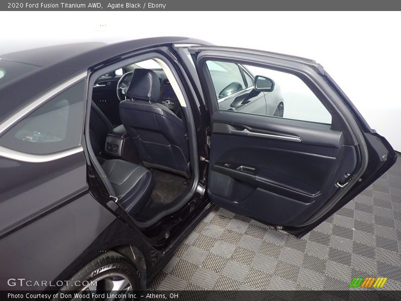 Agate Black / Ebony 2020 Ford Fusion Titanium AWD