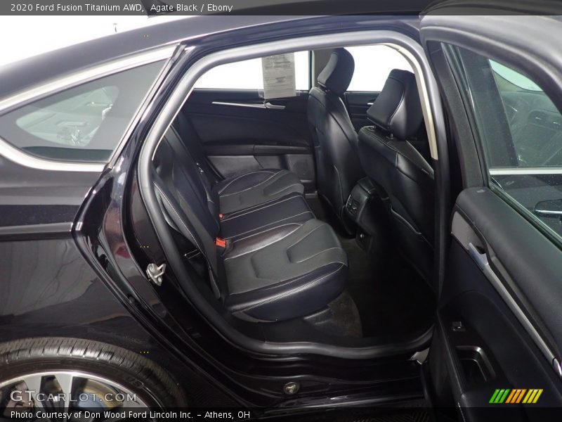 Agate Black / Ebony 2020 Ford Fusion Titanium AWD
