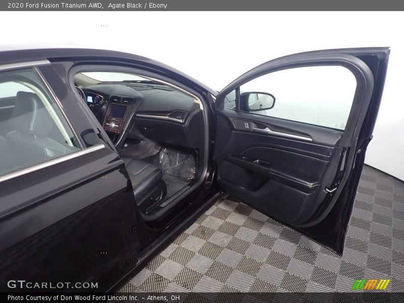 Agate Black / Ebony 2020 Ford Fusion Titanium AWD