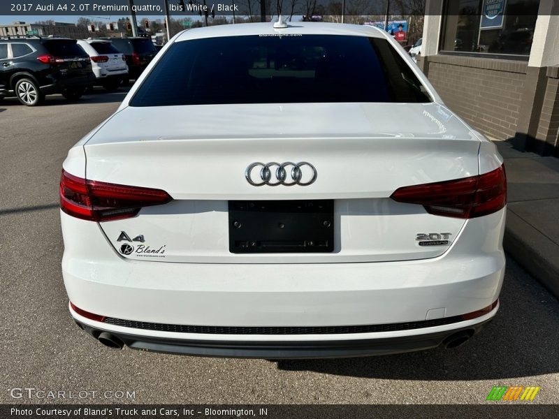 Ibis White / Black 2017 Audi A4 2.0T Premium quattro