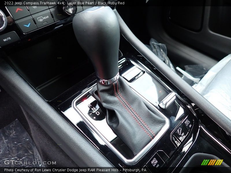 Laser Blue Pearl / Black/Ruby Red 2022 Jeep Compass Trailhawk 4x4