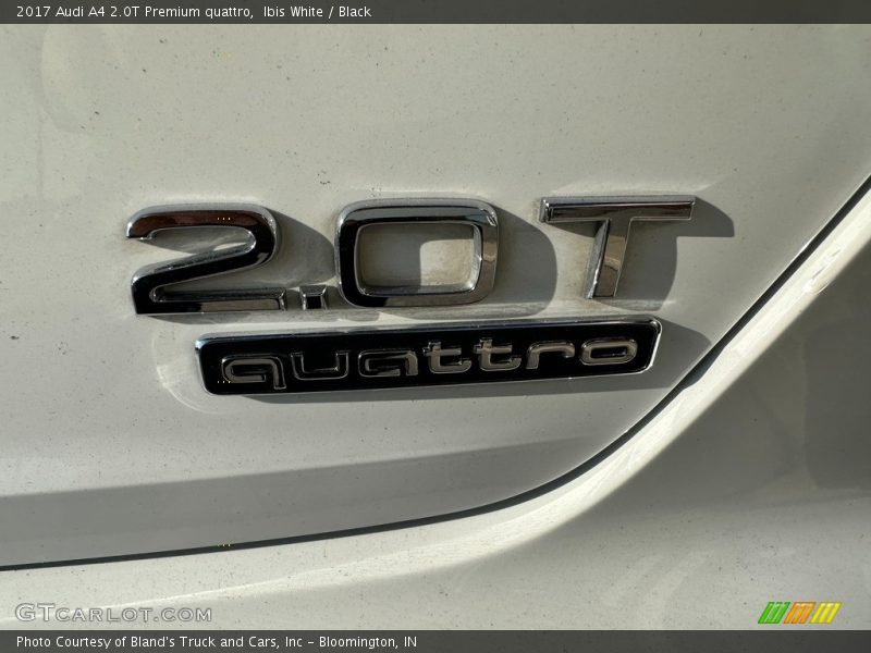 Ibis White / Black 2017 Audi A4 2.0T Premium quattro