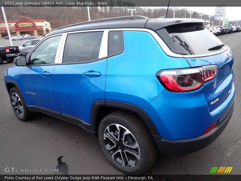 Laser Blue Pearl / Black 2022 Jeep Compass Limited 4x4