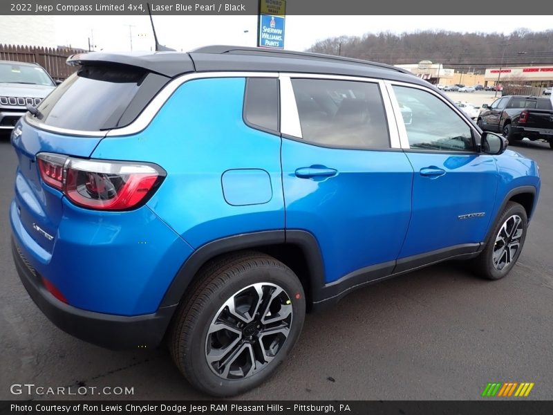 Laser Blue Pearl / Black 2022 Jeep Compass Limited 4x4