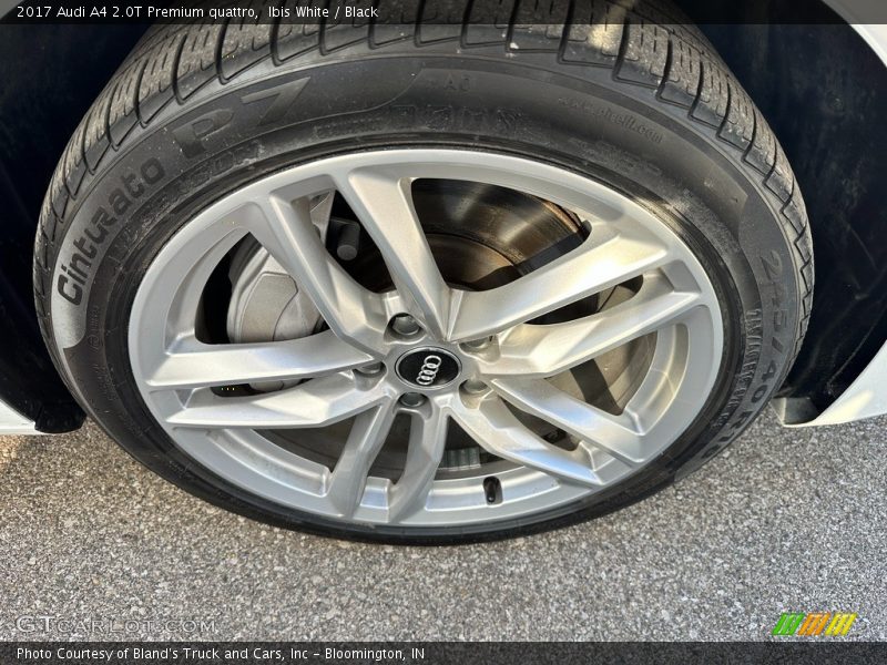 Ibis White / Black 2017 Audi A4 2.0T Premium quattro