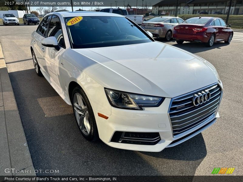 Ibis White / Black 2017 Audi A4 2.0T Premium quattro