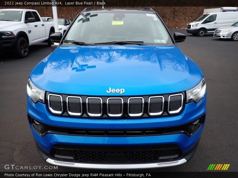 Laser Blue Pearl / Black 2022 Jeep Compass Limited 4x4