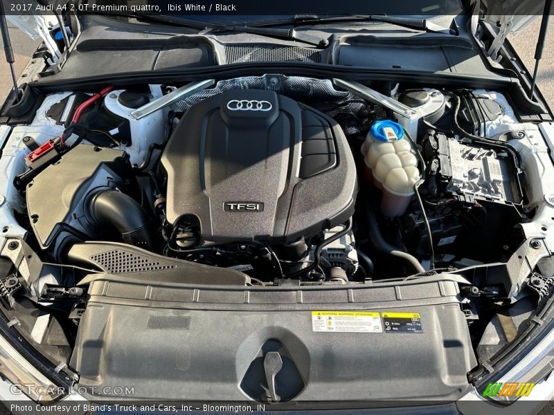 Ibis White / Black 2017 Audi A4 2.0T Premium quattro