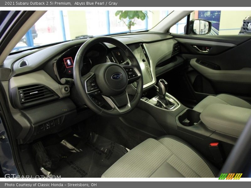 Front Seat of 2021 Outback 2.5i Premium