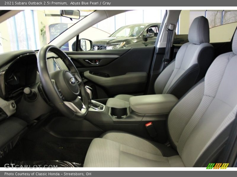 Front Seat of 2021 Outback 2.5i Premium